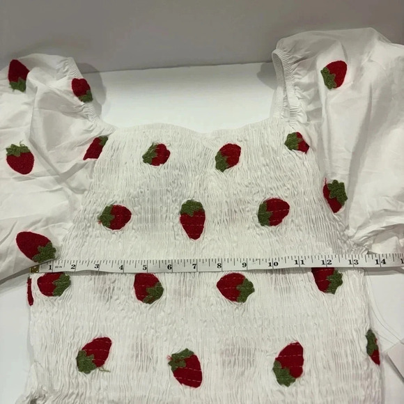 Hippie Nomad Women’s Strawberry Blouse Size 1 X - Picture 4 of 9